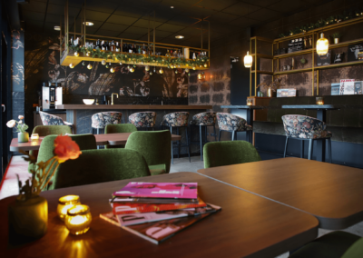 tv studio cows entree cafe bar lounge